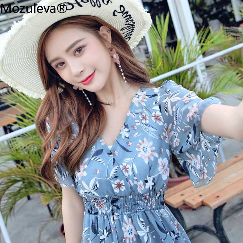Mozuleva 2020 Women Elegant V-neck Floral Print Maxi Dress Summer Boho Beach Chiffon Dress Party Female Casual Vestido Plus Size, Blue
Mozuleva 2020 Women Elegant V-neck Floral Print Maxi Dress Summer Boho Beach Chiffon Dress Party Female Casual Vestido Plus Size, Blue