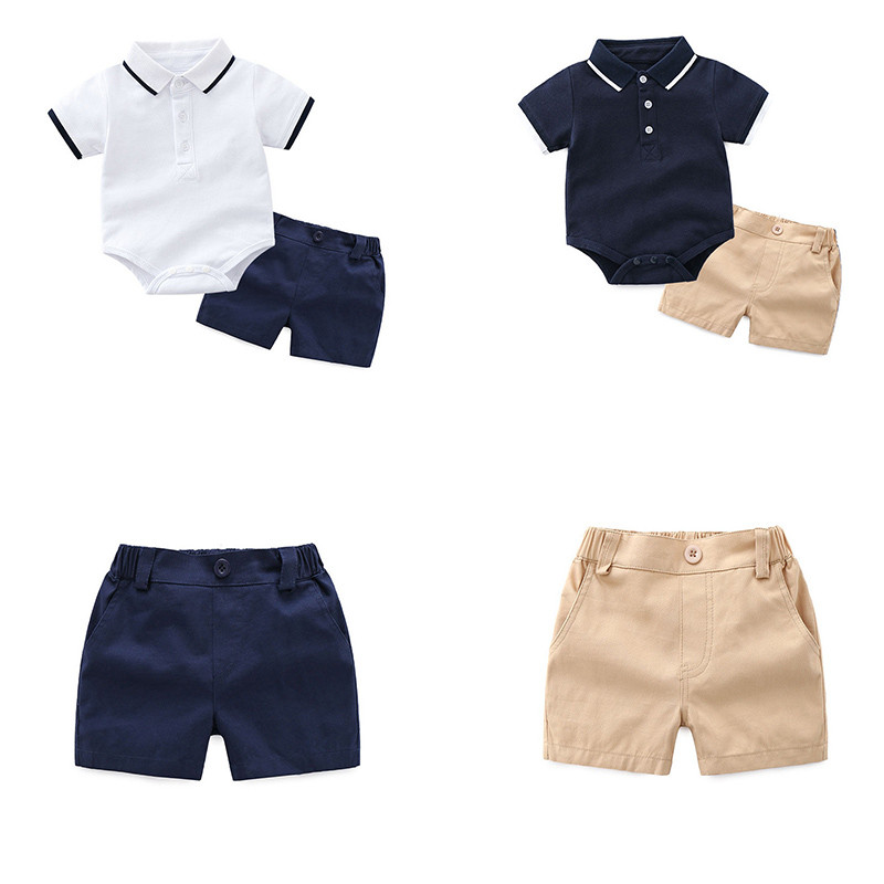 2019 New design baby boys fashion summer outfits romper+solid color short pants 2pcs/set infant boutique clothes dc286, White
2019 New design baby boys fashion summer outfits romper+solid color short pants 2pcs/set infant boutique clothes dc286, White