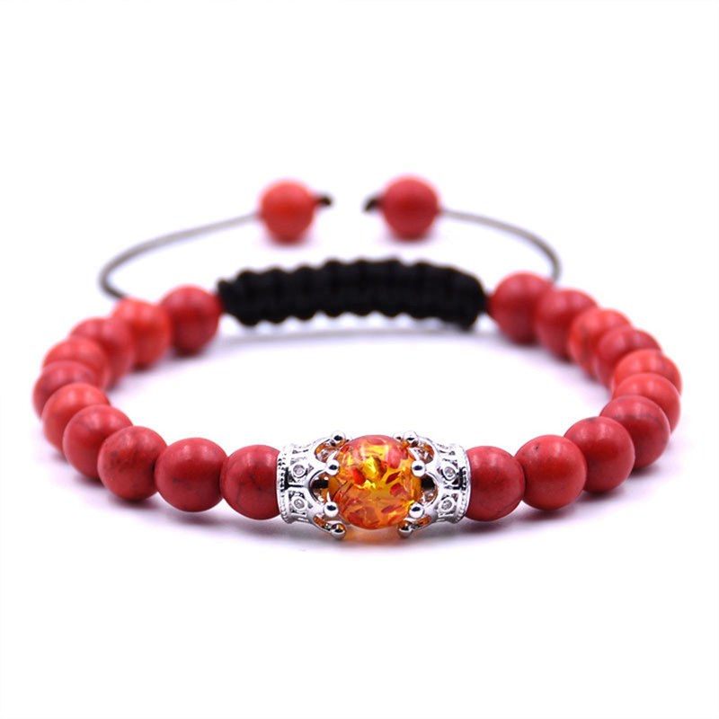 Double Crown flower woven bracelets for men and women meaning identity symbol queen temperament fashion bracelet gift