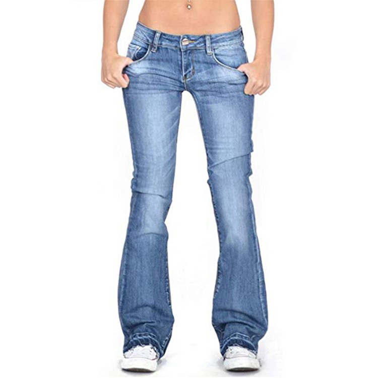 Hot Hot Selling WOMEN'S Jeans Tassled Slimming Jeans WOMEN'S Pants, Black