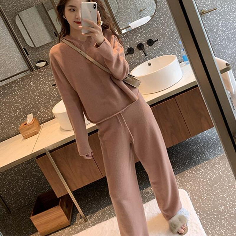 2019 Autumn Casual Sweaters Tracksuit Womens Knitted Cashmere Two Piece Sets Women Hooded Sweatshirts Sporting Suit Female Y200110, Picture color
2019 Autumn Casual Sweaters Tracksuit Womens Knitted Cashmere Two Piece Sets Women Hooded Sweatshirts Sporting Suit Female Y200110, Picture color