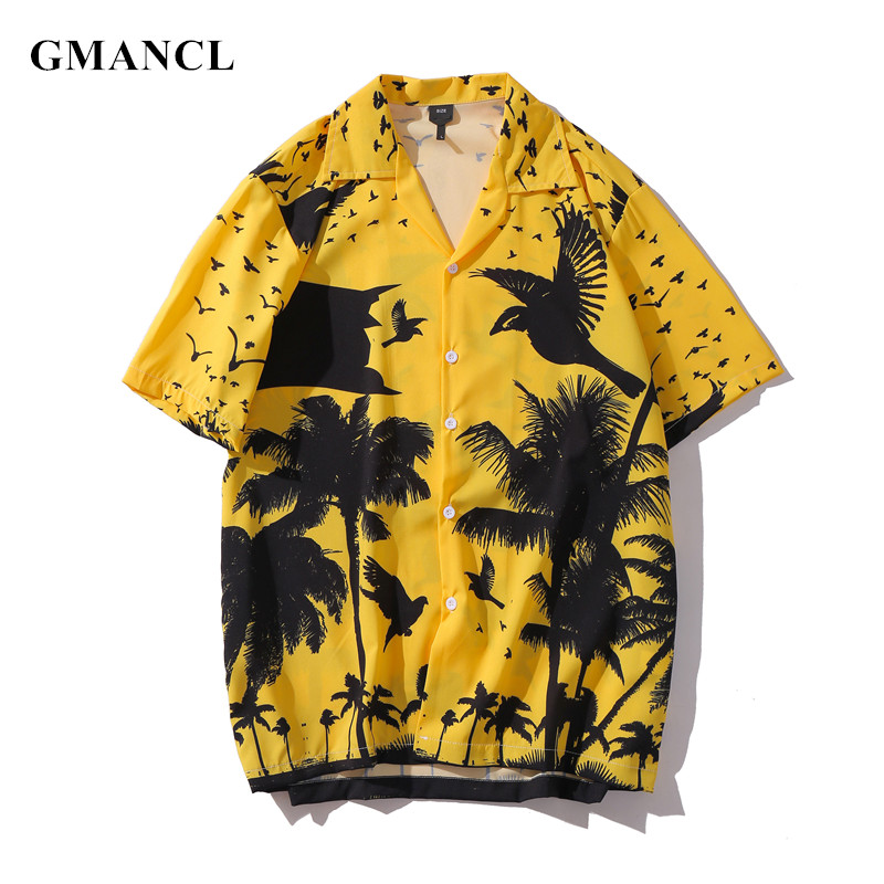 Mens Streetwear Hip hop printed Hawaiian Loose Thin shirts New Summer male Casual Short sleeve Beach Shirt Chemise Homme, Photo color
Mens Streetwear Hip hop printed Hawaiian Loose Thin shirts New Summer male Casual Short sleeve Beach Shirt Chemise Homme, Photo color