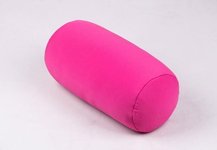 Roll Neck Pillow 30*16CM Micro Mini Microbead Pillow Roll Neck Pillow Column Pillows for Travel Home Textile