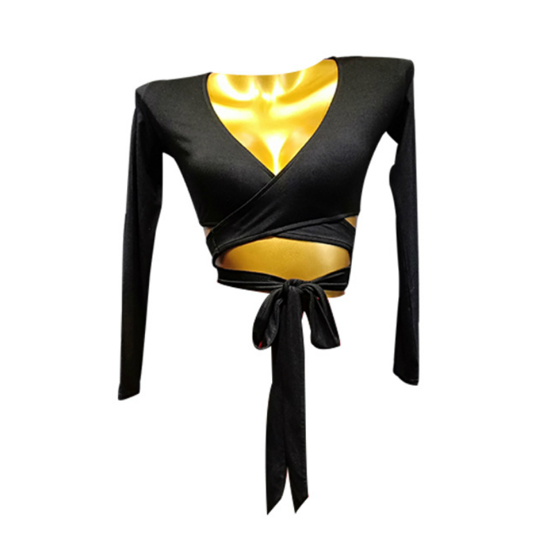 Black Latina Female Adult New Top Lace Up Two Wear Dance Clothes Short Top Casual Cool Summer Clothing
Black Latina Female Adult New Top Lace Up Two Wear Dance Clothes Short Top Casual Cool Summer Clothing