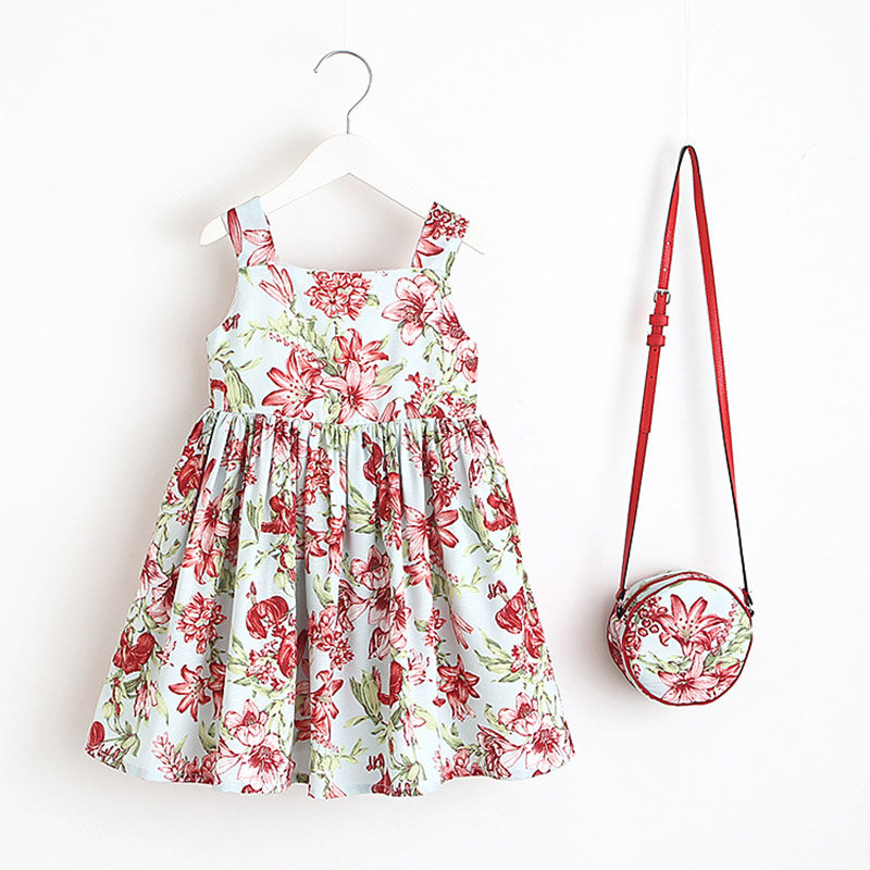 Girls European And American Style Clothes 2020 Children Flower Summer Party Dress Toddler Baby With A bag Girls Dresses, Ah2013
Girls European And American Style Clothes 2020 Children Flower Summer Party Dress Toddler Baby With A bag Girls Dresses, Ah2013