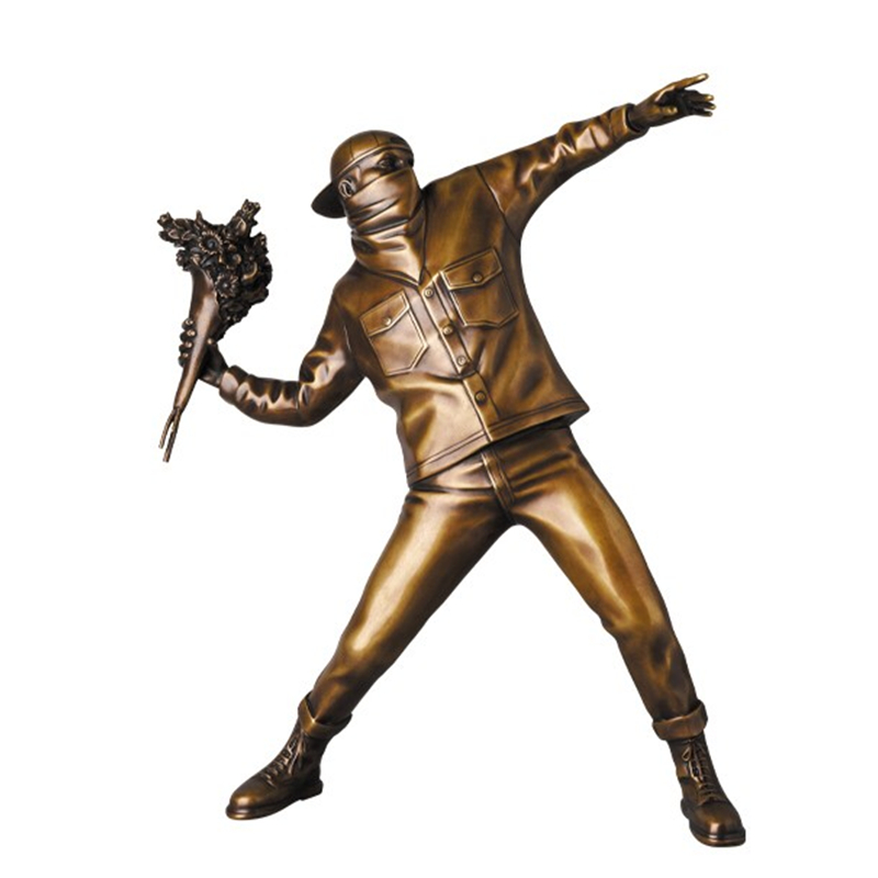 Banksy Flower Bomber Bronze Limited Edition England Street Art Throwing Flower Sculpture Statue Bomber Modern Art Collectible Art
Banksy Flower Bomber Bronze Limited Edition England Street Art Throwing Flower Sculpture Statue Bomber Modern Art Collectible Art