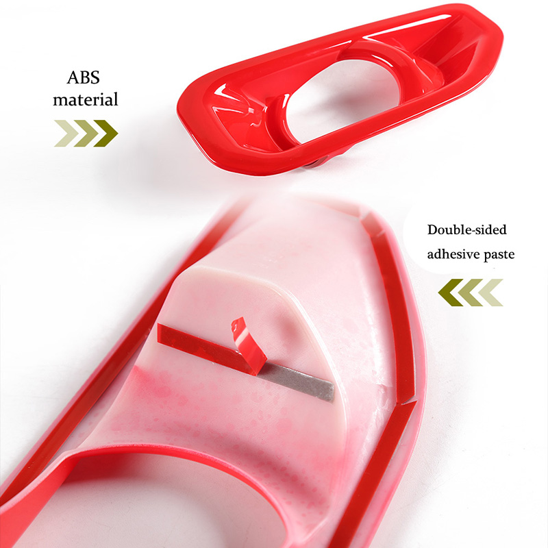 ABS Front Bumper Fog Light Decoration Red For Jeep Wrangler JL Sahara 2018+ Auto Internal Accessories