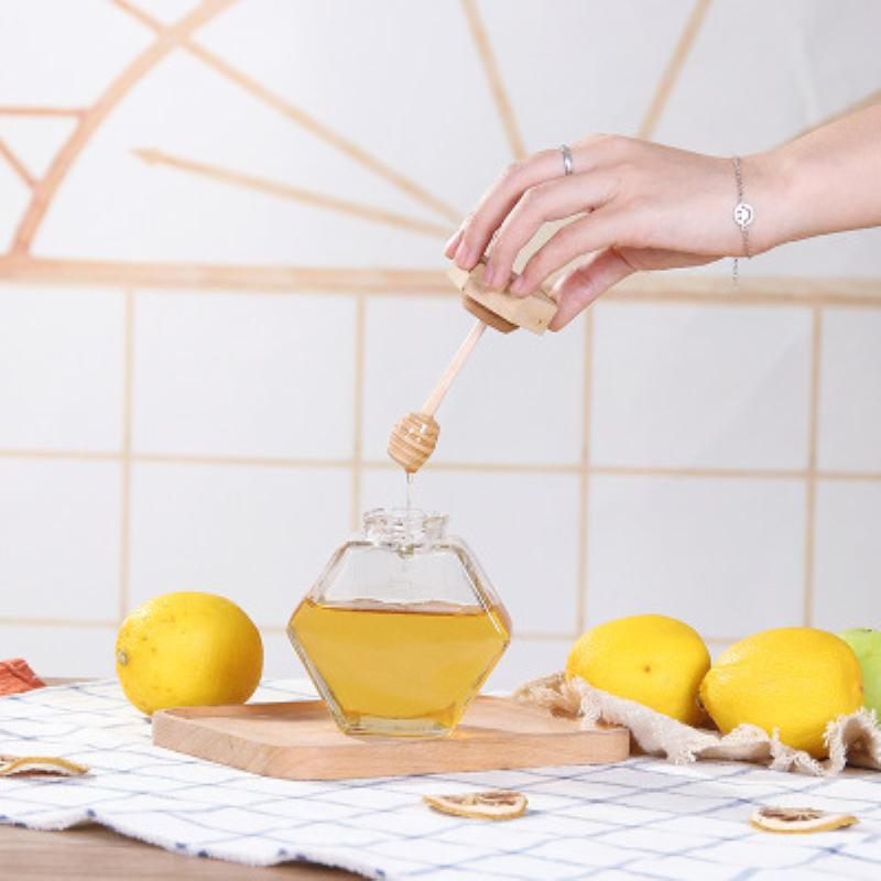 Glass Honey Jar For 220ML/380ML Mini Small Honey Bottle Container Pot With Wooden Stick Spoon EEA1353 
Glass Honey Jar For 220ML/380ML Mini Small Honey Bottle Container Pot With Wooden Stick Spoon EEA1353