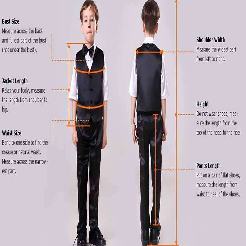 Boys Tuxedo Boys Dinner Suits Boys Formal Suits Tuxedo for Kids Tuxedo Formal Occasion White And Black Suits For Little Men Three Pieces