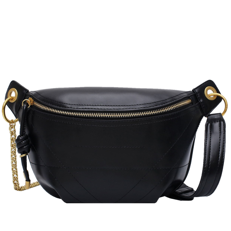 Fashion Shoulder Messenger Bag Solid Color PU Leather Crossbody Bags For Women Quality Chain Lady Travel Handbags Waist Packs, Beige
Fashion Shoulder Messenger Bag Solid Color PU Leather Crossbody Bags For Women Quality Chain Lady Travel Handbags Waist Packs, Beige