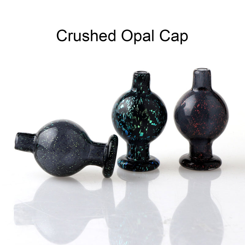 High Quality Beautiful Crushed Opal Cap With 26mm OD Crushed Opal Glass Bubble Carb Cap Suitfor Beveled Edge Flat Top Quartz Banger Nails
High Quality Beautiful Crushed Opal Cap With 26mm OD Crushed Opal Glass Bubble Carb Cap Suitfor Beveled Edge Flat Top Quartz Banger Nails