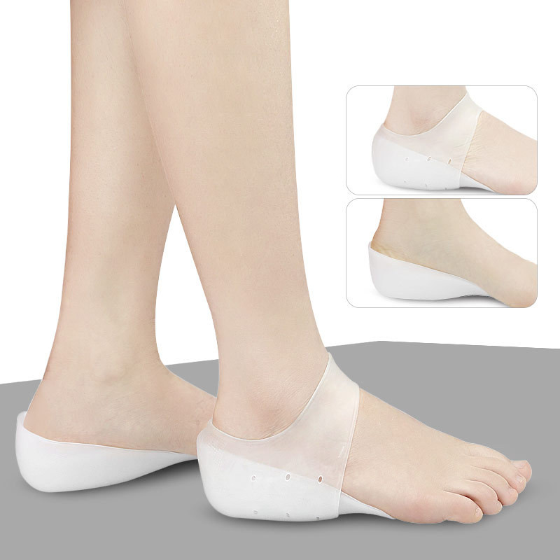 2 in 1 Silicone Shoe Pad Height Increase Insoles Heel Cushion Soles Anti-Slip Pain Relieve Invisible Insole
2 in 1 Silicone Shoe Pad Height Increase Insoles Heel Cushion Soles Anti-Slip Pain Relieve Invisible Insole
