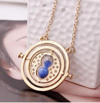Hot Sell Time Turner Necklace Hourglass Vintage Pendant Hermione Granger Gold Silver Necklace for Women Lady Girl Wholesale
Hot Sell Time Turner Necklace Hourglass Vintage Pendant Hermione Granger Gold Silver Necklace for Women Lady Girl Wholesale