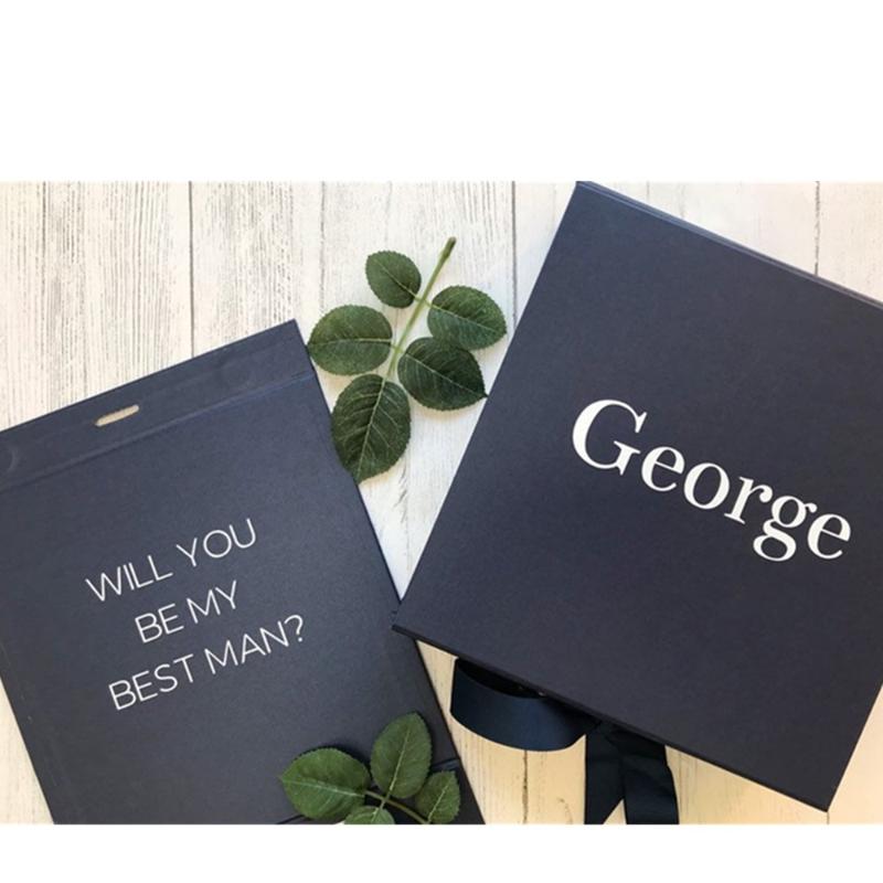 personalised Navy Best Man proposal gift box with name, custom will you be my best man box, luxury navy groomsmen gift box
personalised Navy Best Man proposal gift box with name, custom will you be my best man box, luxury navy groomsmen gift box