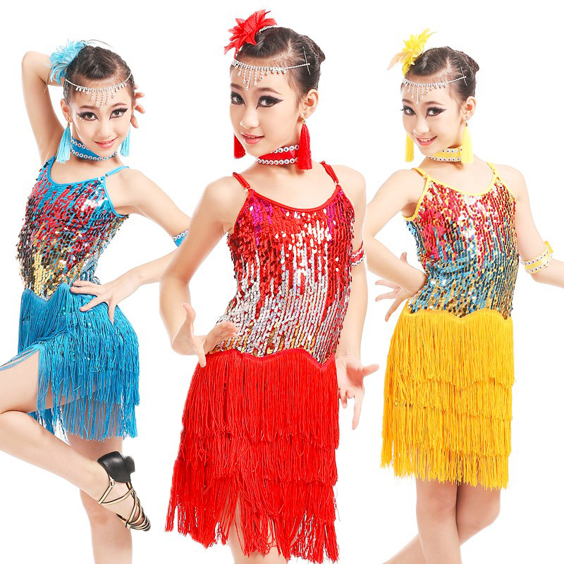 Girl Latin Dance Dress for Girls Ballroom Dancing Dresses for Kids Children Professional Latin Sequin Fringe Salsa Tassel Dance, Blue
Girl Latin Dance Dress for Girls Ballroom Dancing Dresses for Kids Children Professional Latin Sequin Fringe Salsa Tassel Dance, Blue