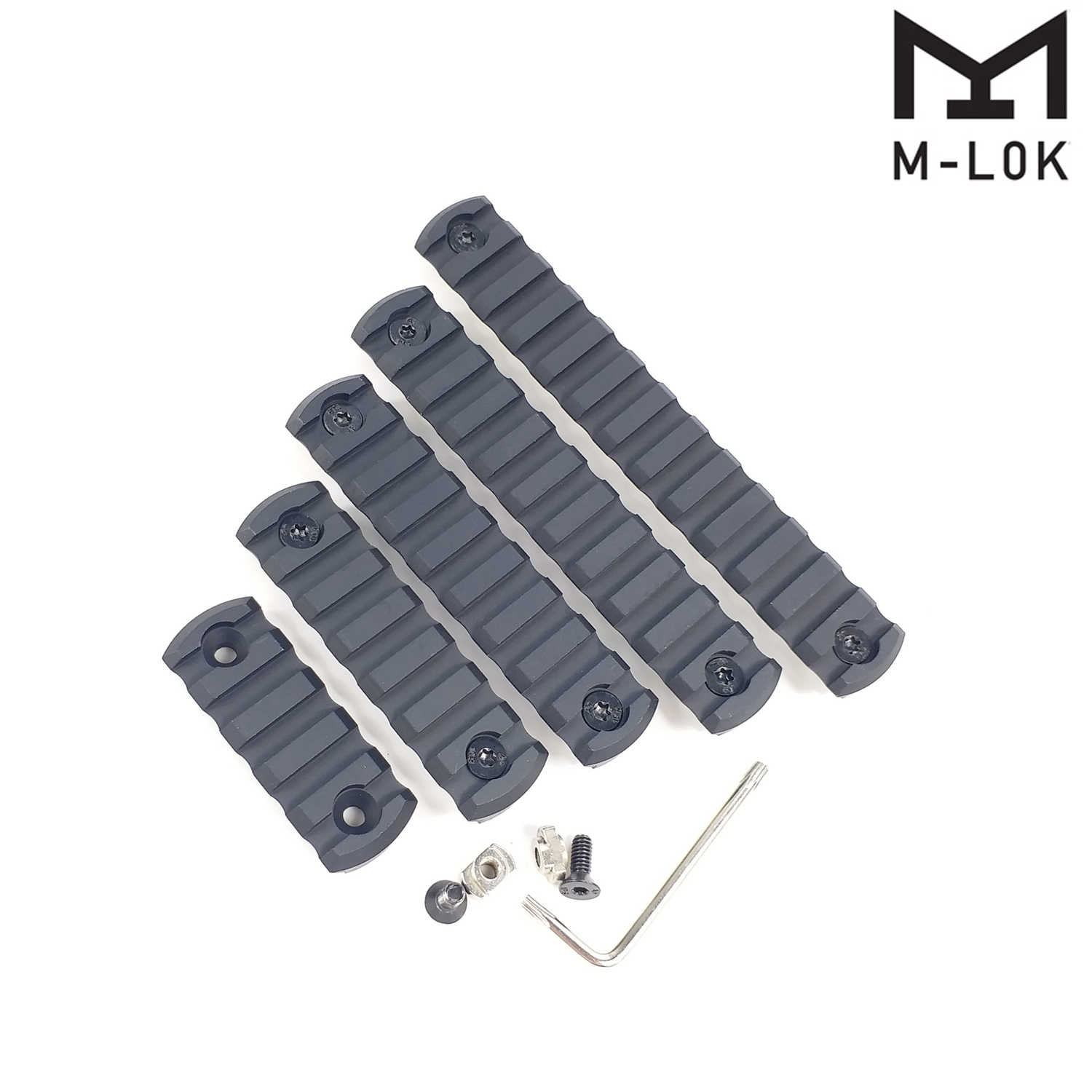 5,7,9,11,13 slot Picatinny Aluminum Rail Section M-Lok Type For M-lok Handguard Rail Black color
5,7,9,11,13 slot Picatinny Aluminum Rail Section M-Lok Type For M-lok Handguard Rail Black color