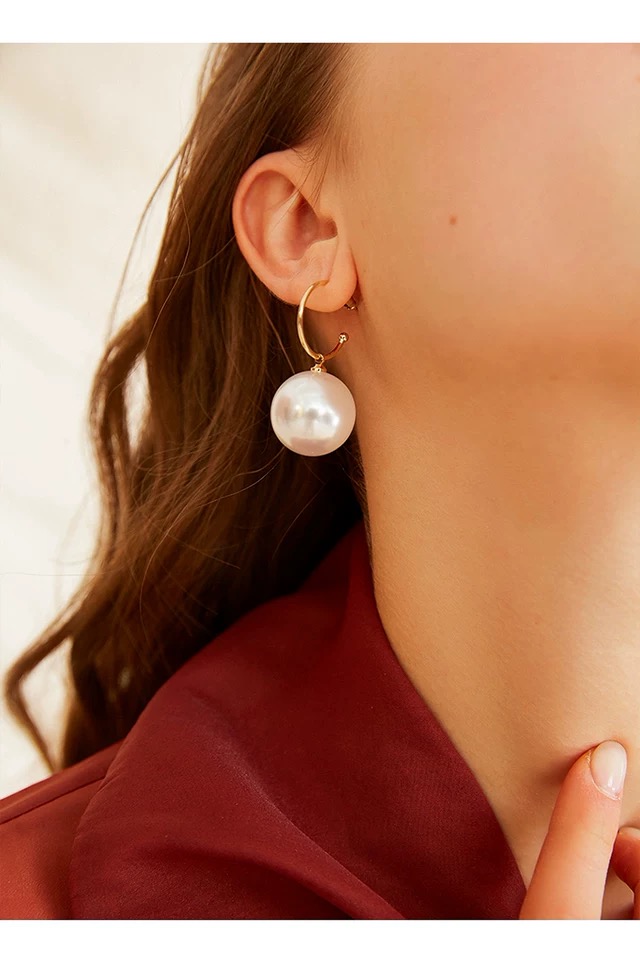 Fashion- spring and summer new listing marine series pearl short earrings female ladies temperament suitable for banquet