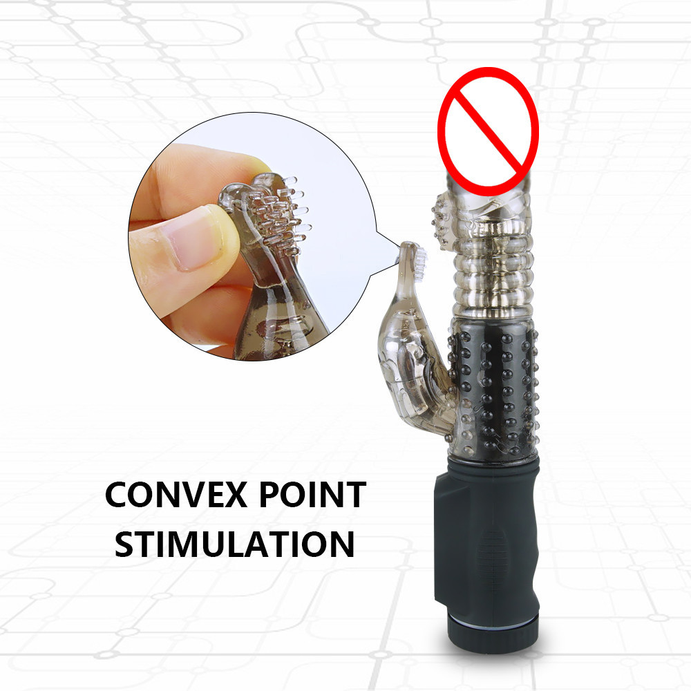 G Spot Dildo Rabbit Masturbator Sex Toy for Women Clitoris Double Vibrator 10 Speeds Vagina Vibration Y200421