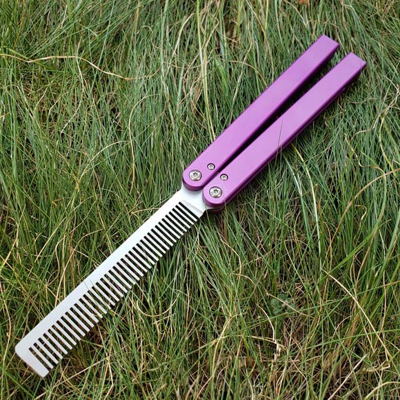The one squid high end fixed aluminum handle butterfly comb training knife practice knife is not sharp bm42 bm43 EDC camping outdoor tools
The one squid high end fixed aluminum handle butterfly comb training knife practice knife is not sharp bm42 bm43 EDC camping outdoor tools