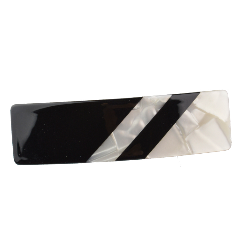 High Quality Women Hair Accessories 2020 New Fashion Black White Patchwork Hair Barrette Office & Daily Clip For Women
High Quality Women Hair Accessories 2020 New Fashion Black White Patchwork Hair Barrette Office & Daily Clip For Women