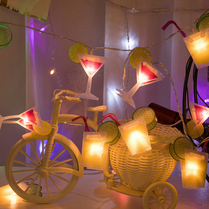 BRELONG new bar atmosphere high quality color light string battery box decorative wine glass shape Christmas lights
BRELONG new bar atmosphere high quality color light string battery box decorative wine glass shape Christmas lights