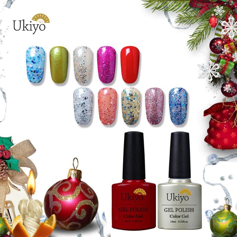 Ukiyo 10ml Christmas Sreies UV Gel Polish Shimmer Glitter Hybrid Varnish Semi Permanent Nail Polish UV Nail Art Enamel Lacquer, 10ml base
Ukiyo 10ml Christmas Sreies UV Gel Polish Shimmer Glitter Hybrid Varnish Semi Permanent Nail Polish UV Nail Art Enamel Lacquer, 10ml base