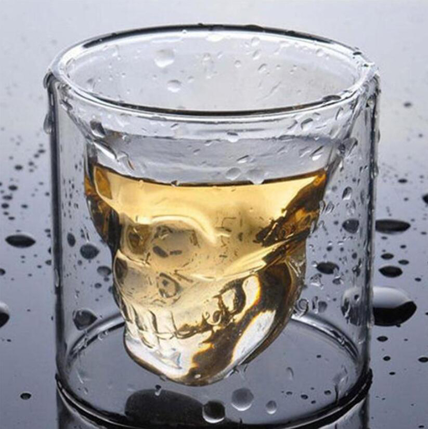 25-250ML Creative 4 Size Double Wall Skull Shot Coffee Beer Cup Transparent Wine Whiskey Champagne Cocktails Cups Drinkware Party Gift
25-250ML Creative 4 Size Double Wall Skull Shot Coffee Beer Cup Transparent Wine Whiskey Champagne Cocktails Cups Drinkware Party Gift