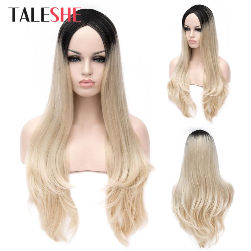 Synthetic Ombre Blonde Long Wavy Women's Wig Natural Cosplay Party Wigs Heat Resistant Fiber False Hair, Black
Synthetic Ombre Blonde Long Wavy Women's Wig Natural Cosplay Party Wigs Heat Resistant Fiber False Hair, Black
