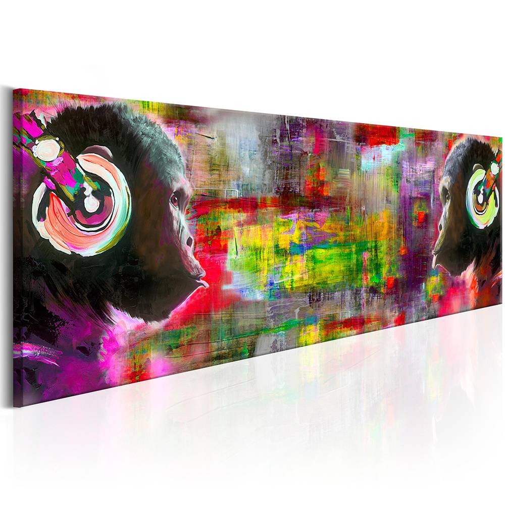 Art Monkeys Canvas Painting Living Room Home Decor Wall Painting Modern Thinking Orangutan Animal Picture Decorative No Frame