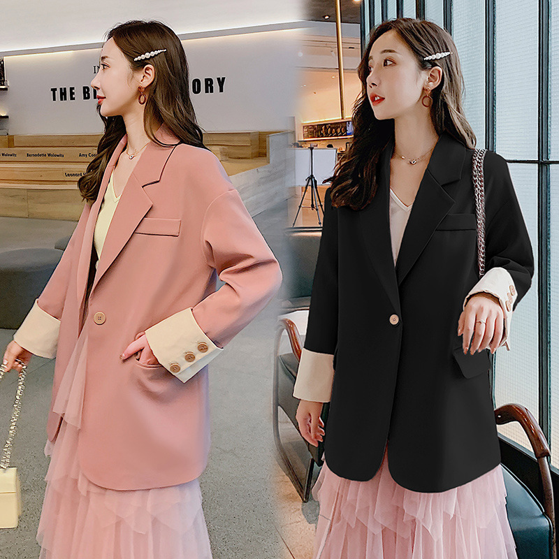 Bella philosophy Wonder 2020 spring solid single botton blazer office lady elegant notched jackets female pocket street coats, Pink skirts
Bella philosophy Wonder 2020 spring solid single botton blazer office lady elegant notched jackets female pocket street coats, Pink skirts