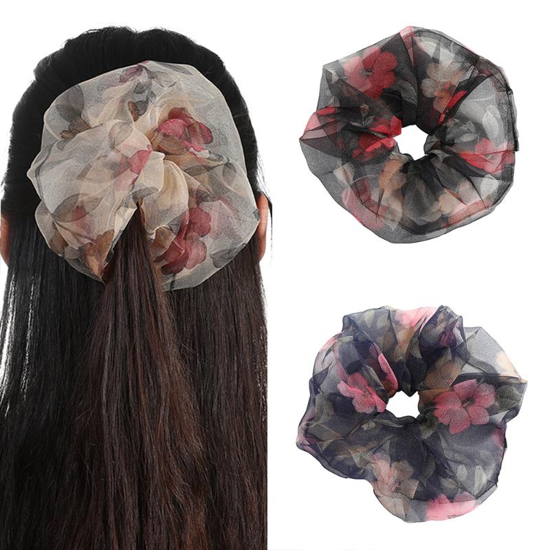 Haimeikang Women Ponytail Holder Hair Ropes Hair Rubber Scrunchies Fashion Chiffon large Intestine Accessories New Style
Haimeikang Women Ponytail Holder Hair Ropes Hair Rubber Scrunchies Fashion Chiffon large Intestine Accessories New Style