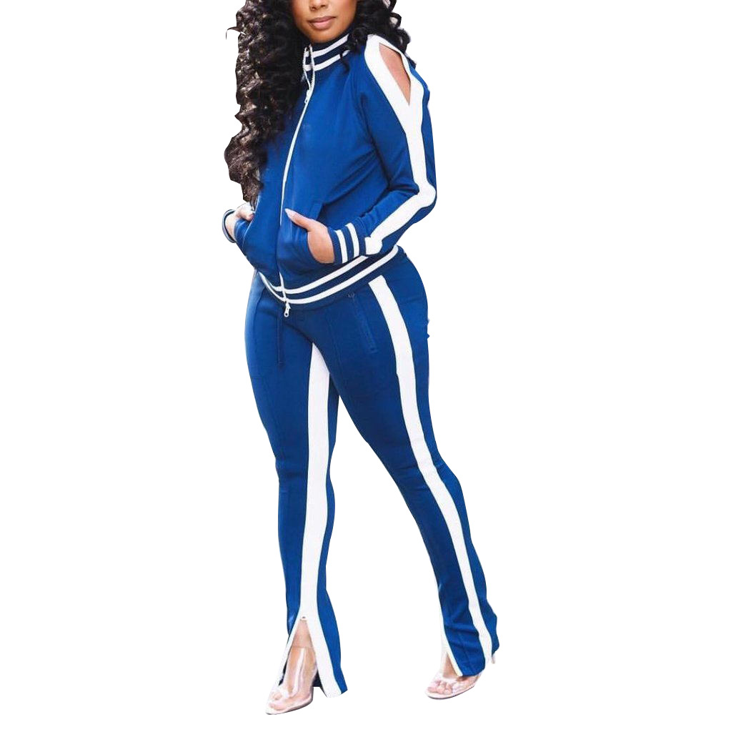 Women Tracksuit Two Pieces Set Cardigan Jogging Femme Side White Jackets +Pants Zipper Sportwear Plus Size Casual Fashion Sportswear, Red
Women Tracksuit Two Pieces Set Cardigan Jogging Femme Side White Jackets +Pants Zipper Sportwear Plus Size Casual Fashion Sportswear, Red