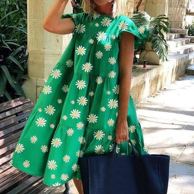 Women Vintage Floral Print dress Loose A-Line Dress Summer O-neck Half Sleeve Party Elegant Ladies Dresses Vestidos drop, 12
Women Vintage Floral Print dress Loose A-Line Dress Summer O-neck Half Sleeve Party Elegant Ladies Dresses Vestidos drop, 12