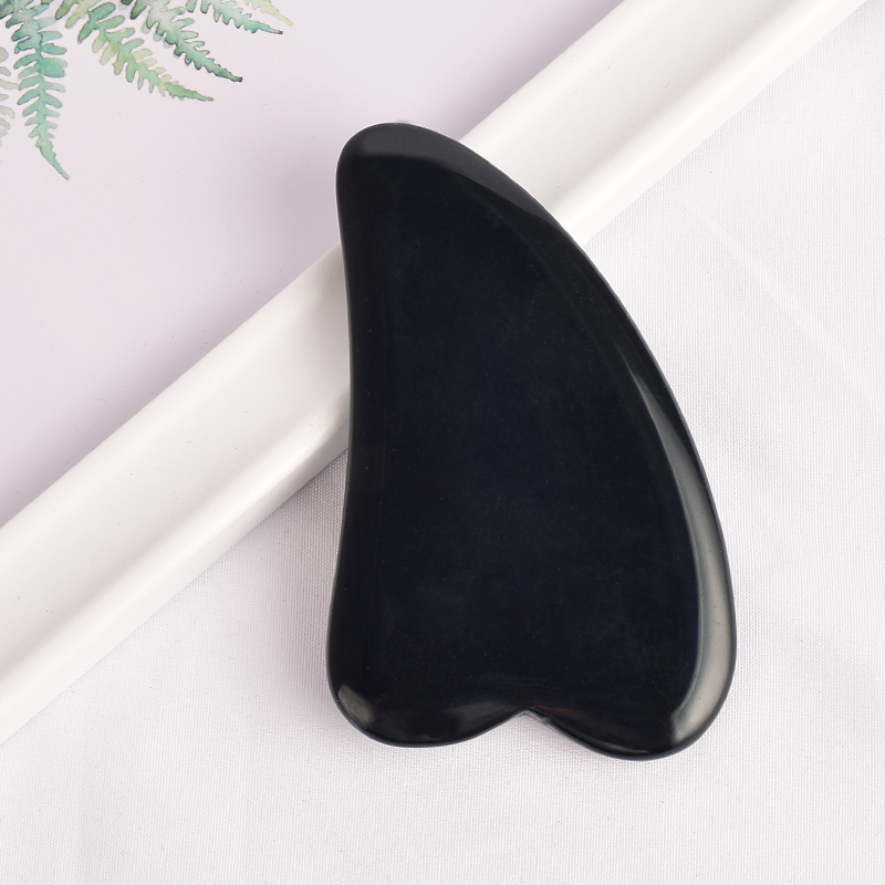 Natural Obsidian Gemstone Scraping Board for Body Massage High Quality Jade Face Gua Sha Black Obsidian Facial Massage
Natural Obsidian Gemstone Scraping Board for Body Massage High Quality Jade Face Gua Sha Black Obsidian Facial Massage