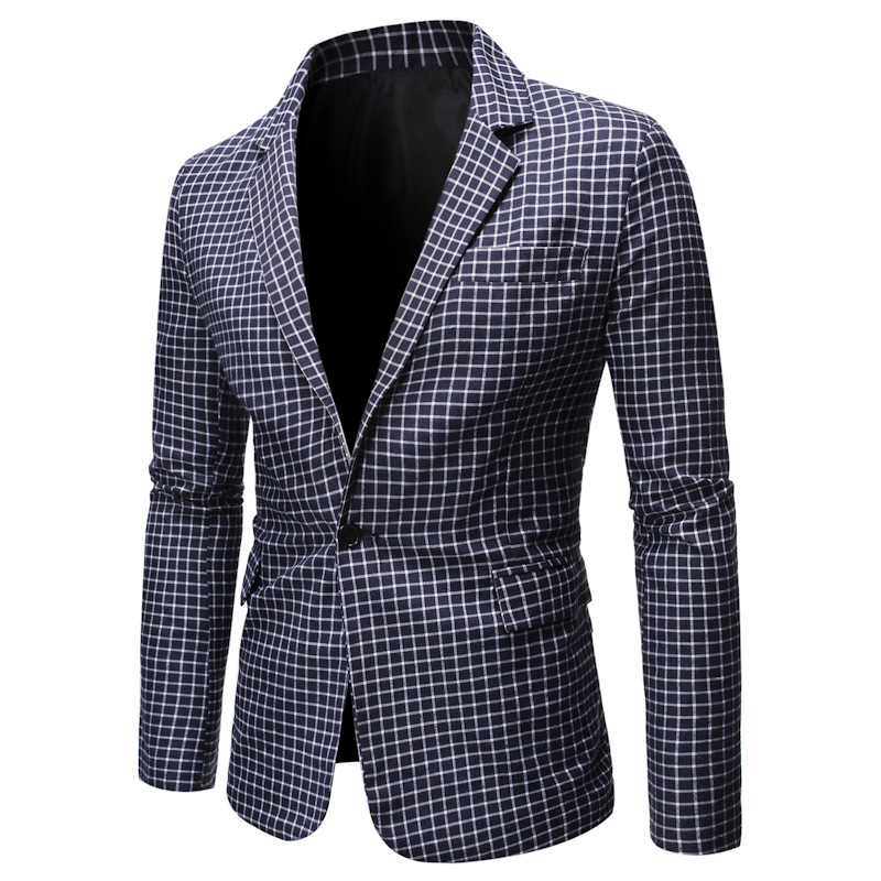 2019 new winter men's plaid leisure suit foreign trade Ouma new men's suit jacket, Red
2019 new winter men's plaid leisure suit foreign trade Ouma new men's suit jacket, Red