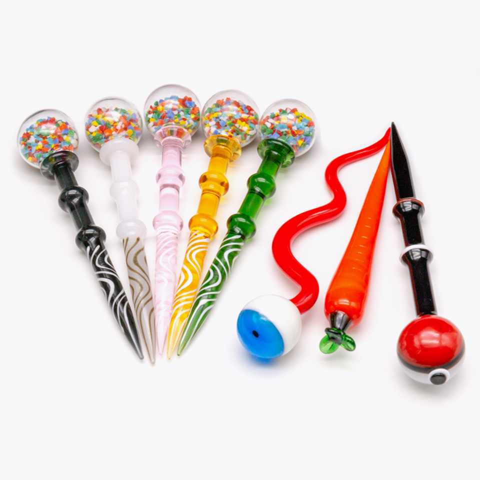 Cute Shape Smoking Accessary Tool 5 Inch Snake Eye Glass Dabber Vaporizer Tools Oil Dabs with Colorful Dabbers
Cute Shape Smoking Accessary Tool 5 Inch Snake Eye Glass Dabber Vaporizer Tools Oil Dabs with Colorful Dabbers