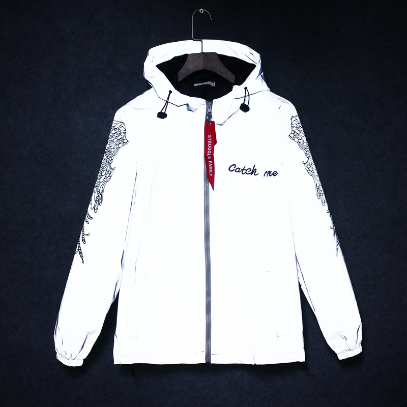Autumn Streetwear Reflective Jacket Women Men Harajuku Windbreaker Hooded Jackets Hip-hop Night Zipper Coats Women Jackets -XXL
Autumn Streetwear Reflective Jacket Women Men Harajuku Windbreaker Hooded Jackets Hip-hop Night Zipper Coats Women Jackets -XXL