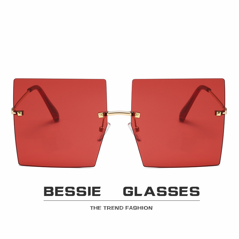 Fashionable metal retro square Sunglasses large Rimless Sunglasses For Men Women Anti-UV400 Sunglass Driving Eyewear 0012
Fashionable metal retro square Sunglasses large Rimless Sunglasses For Men Women Anti-UV400 Sunglass Driving Eyewear 0012