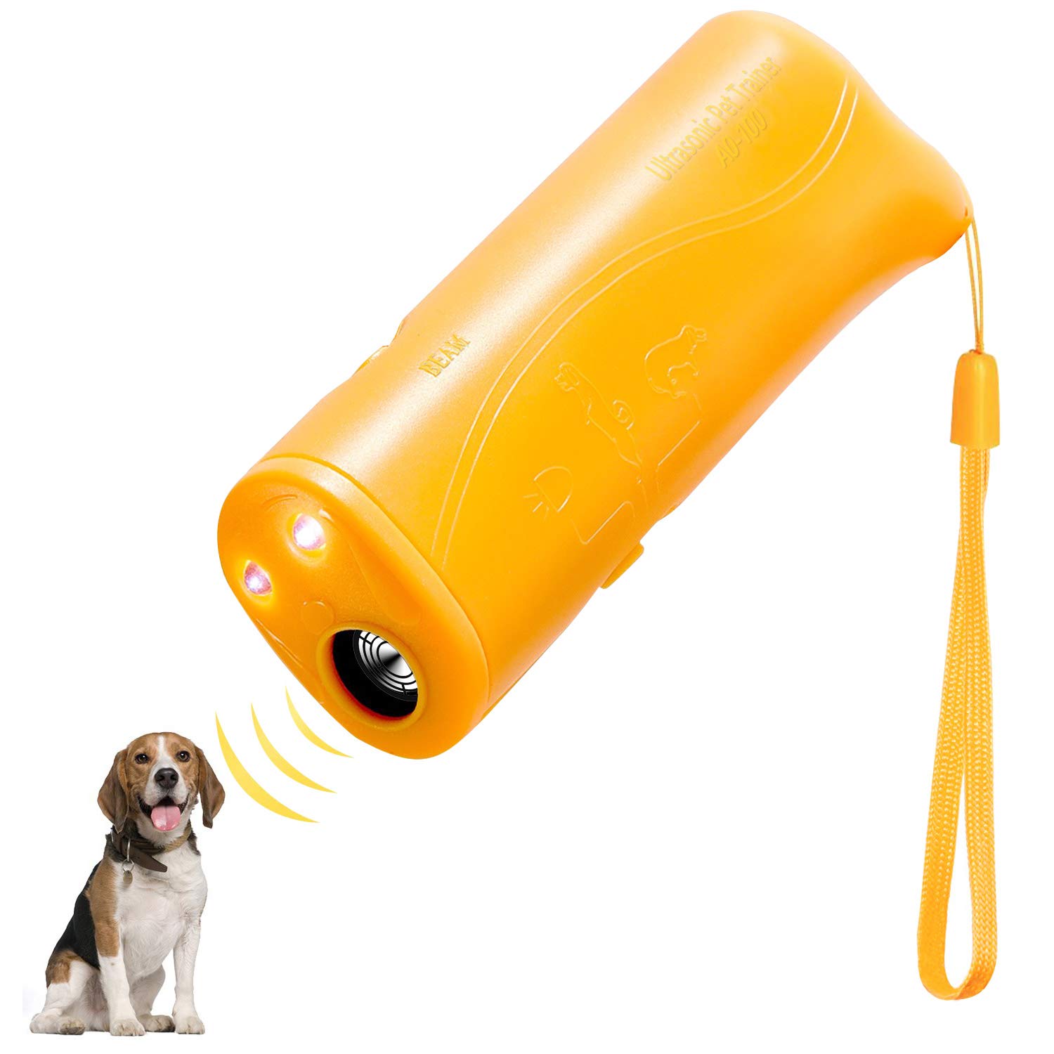 Handheld Repellent Trainer, 3 in 1 Anti Barking Device with LED Flashlight,Ultrasonic Dog Deterrent and Bark Stopper Trainer
Handheld Repellent Trainer, 3 in 1 Anti Barking Device with LED Flashlight,Ultrasonic Dog Deterrent and Bark Stopper Trainer