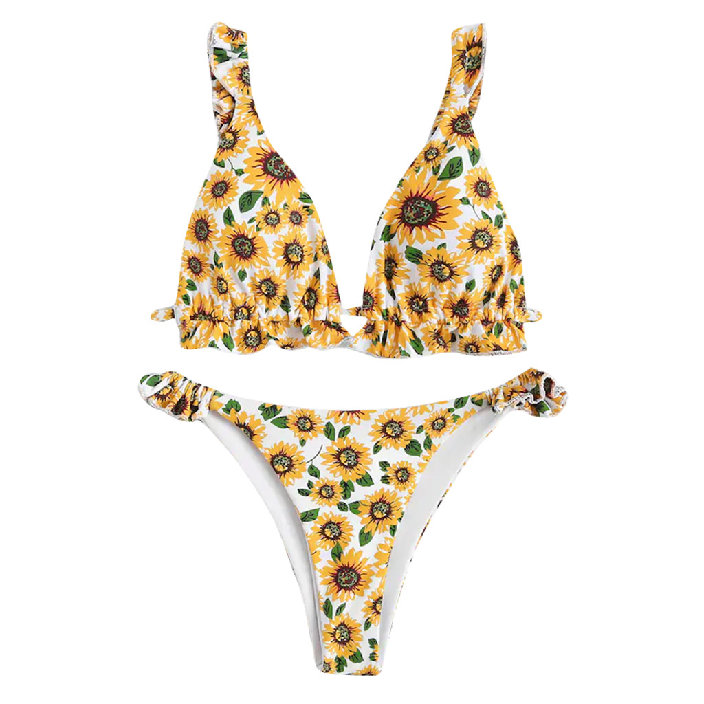 Summer Popular Women' Strap Printing Split Bikini Swimsuit Fashion sexy beachwear swimsuit two-piece Bikinis Set Beach equipment
Summer Popular Women' Strap Printing Split Bikini Swimsuit Fashion sexy beachwear swimsuit two-piece Bikinis Set Beach equipment