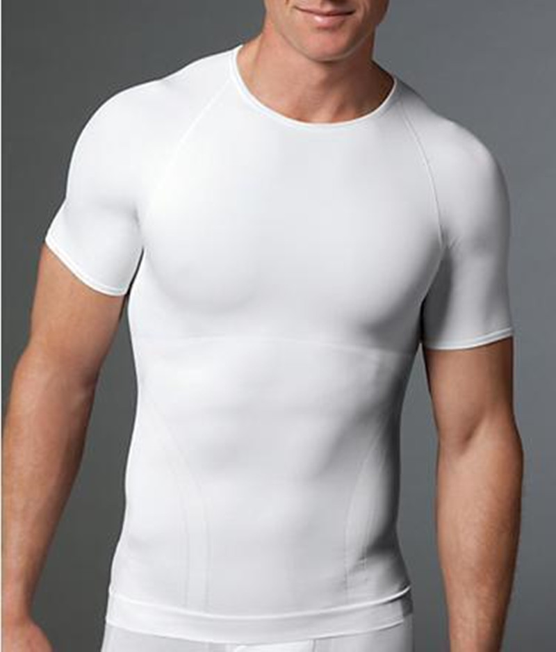 Men's Compression T-Shirt Compression Body Building Shirt for Men Summer Slim Dry Quick Under Shirt 2019