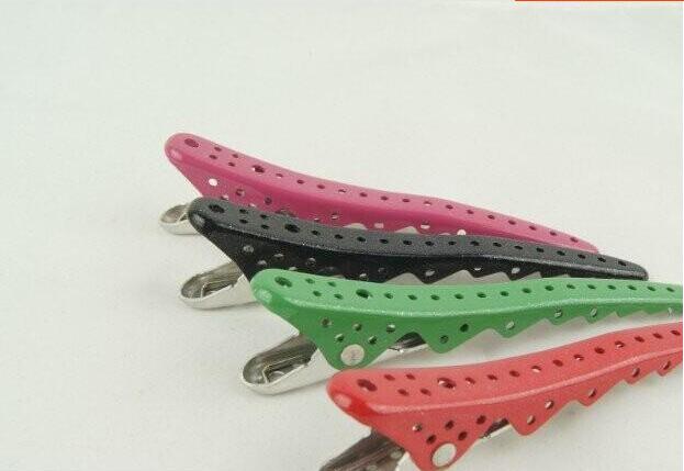 6pcs /Pack Hair Clips High Quality Shark Clip Professional Hair Pin Hairdress Hair Accessories for Girls 12cm*2.5cm 6 Colors