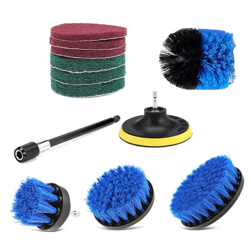12Pcs Electric Drill Brush Kit Plastic Round Cleaning Brush For Carpet Glass Car Tires Nylon Brushes Power Scrubber Drill
12Pcs Electric Drill Brush Kit Plastic Round Cleaning Brush For Carpet Glass Car Tires Nylon Brushes Power Scrubber Drill