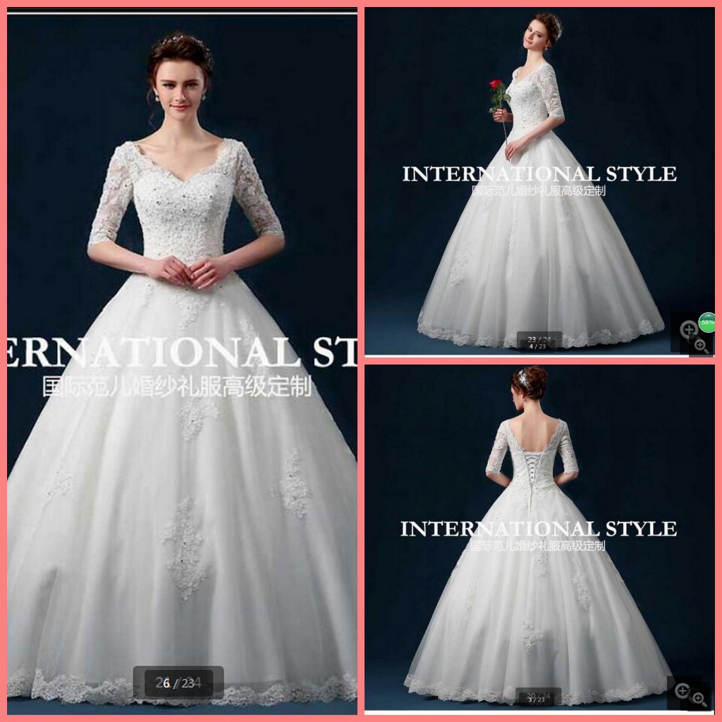 Robe de mariage 2019 ball gown half sleeve v neckline wedding dresses lace appliques beaded sequins corset princess wedding gowns hot sale, Black
Robe de mariage 2019 ball gown half sleeve v neckline wedding dresses lace appliques beaded sequins corset princess wedding gowns hot sale, Black