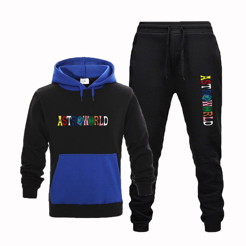Men' European and American casual TRAVIS SCOASTROWORLD hoodie sports top + fashion sweatpants suit, Black0
Men' European and American casual TRAVIS SCOASTROWORLD hoodie sports top + fashion sweatpants suit, Black0