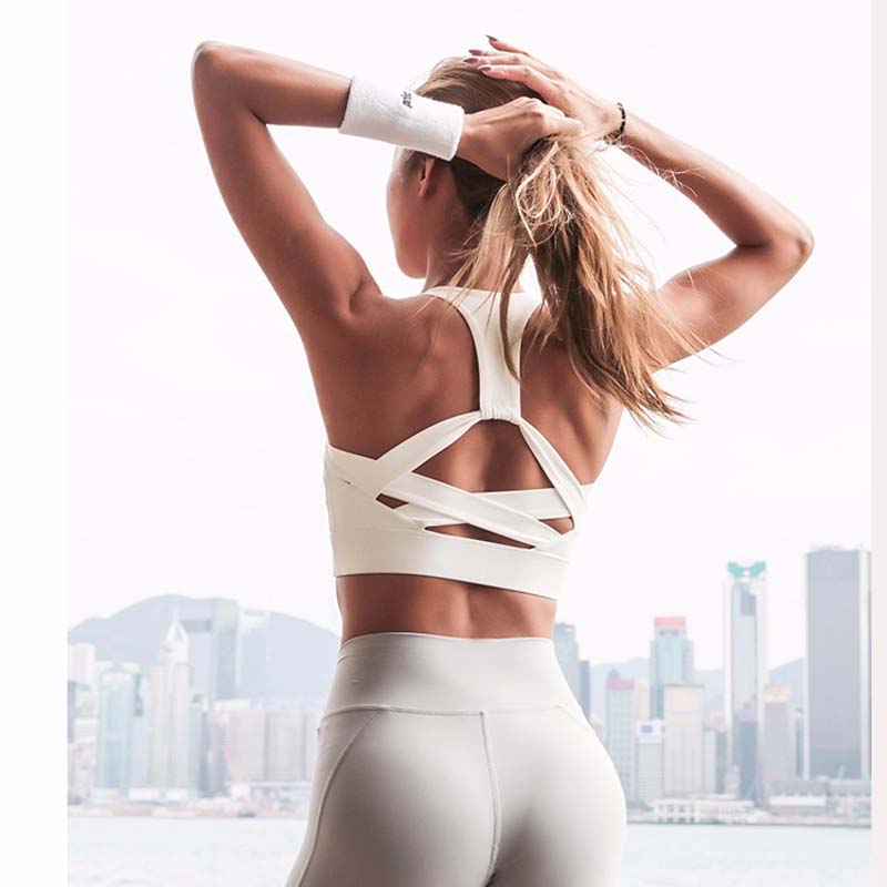 Women White Strap Push Up Sports Bra for Women Gym Running yoga top Bra Athletic Vest Hollow out Sportswear Underwear, Black
Women White Strap Push Up Sports Bra for Women Gym Running yoga top Bra Athletic Vest Hollow out Sportswear Underwear, Black