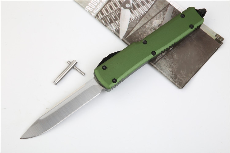 Newer Micro UT 70 Army Green AU matic Hunting Pocket Knife collection knives Xmas gift for men
Newer Micro UT 70 Army Green AU matic Hunting Pocket Knife collection knives Xmas gift for men