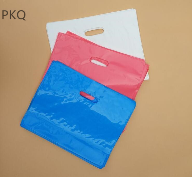 50pcs Solid Color Blank Plastic Bag With Handle Retail Shopping Bags Carry Out Clothes Packaging Bags
50pcs Solid Color Blank Plastic Bag With Handle Retail Shopping Bags Carry Out Clothes Packaging Bags