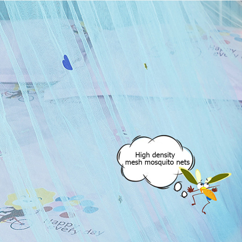 Elegant Tulle Bed Dome Bed Netting Canopy Circular Pink Round Dome Bedding Mosquito Net for Twin Queen King6058651