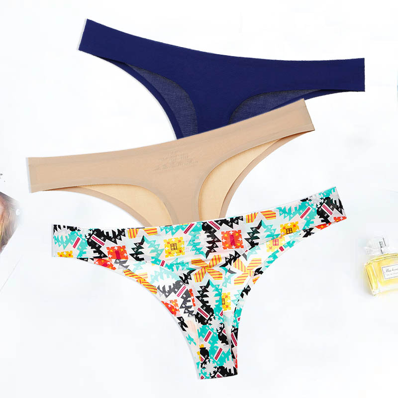 Women Sexy G String Seamless Panties Set Thongs Low-Rise Briefs Hips Underwear Lingerie Leopard Print Female Underpants 3pcs #D, 3pcs random
Women Sexy G String Seamless Panties Set Thongs Low-Rise Briefs Hips Underwear Lingerie Leopard Print Female Underpants 3pcs #D, 3pcs random